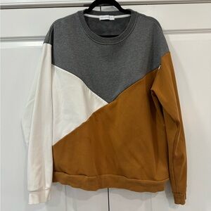 MoveMama Breastfeeding Hidden Zipper Pullover Crewneck Sweater